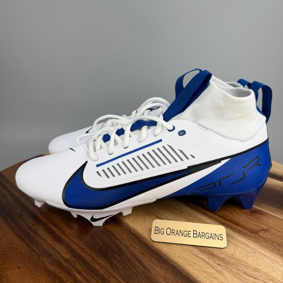 Nike Vapor Edge Pro 360 2 TB White Blue Football Cleats NEW FN7759 Men\'s 12.5 main image 4